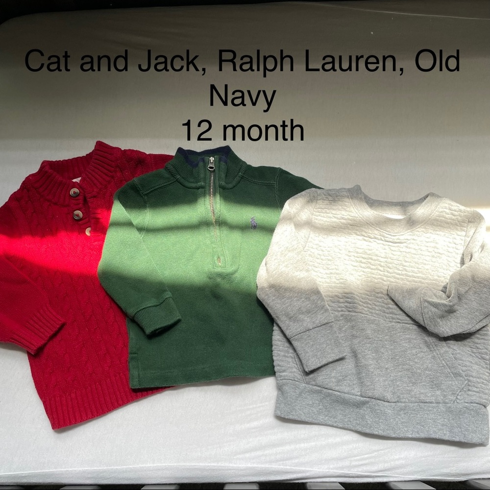 Bundle cat and jack old navy Ralph Lauren sweater